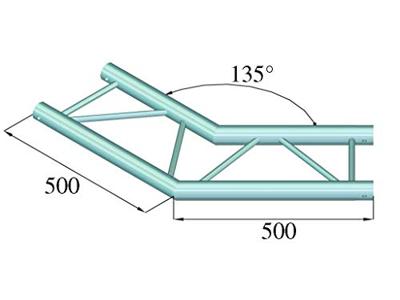 ALUTRUSS BILOCK BQ2-PAC23H 2-way Corner 135Â°