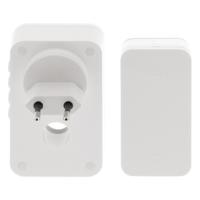 Witte draadloze deurbel met 36 melodieën, 150m bereik en 85dB... - thumbnail