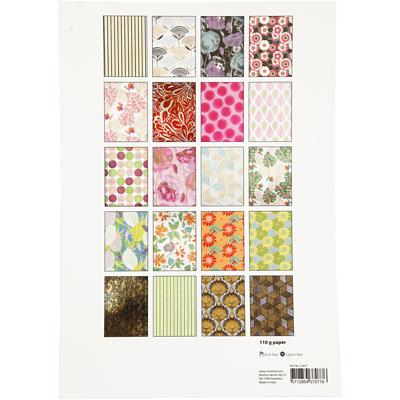 Handgeschept Papier, A4, vel 210x297 mm, 110-150 gr, 20 vel/ 1 doos