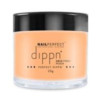NailPerfect Acrylic Perfect Dippn' Powder Pinky Peach 25gr - thumbnail