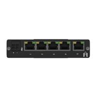 Teltonika TSW010 DIN Rain Switch 5 x Fast Ethernet (10/100) Power over Ethernet (PoE) Zwart - thumbnail