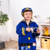 Melissa & Doug verkleedset politie inclusief walkietalkie met geluid - thumbnail