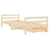 Kinderbedframe met lades 90x200 cm massief grenenhout - thumbnail