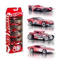 Hot Wheels Diecast Vehicle 5-Pack 1/64 80th Anniversary - thumbnail