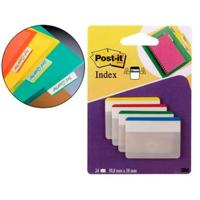 Zelfklevende briefjes Post-it Index 50,8 x 38 mm Multicolour (6 Stuks) - thumbnail