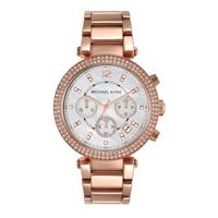 Michael Kors MK5491 Horloge Parker chrono staal rosekleurig 39 mm - thumbnail