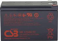 CSB Battery HR 1234W high-rate Loodaccu 12 V 8.4 Ah Loodvlies (AGM) (b x h x d) 151 x 99 x 65 mm Kabelschoen 6.35 mm Onderhoudsvrij, Geringe zelfontlading - thumbnail
