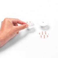 Brabantia ReNew handdoekhaakjes 2 stuks wit - thumbnail