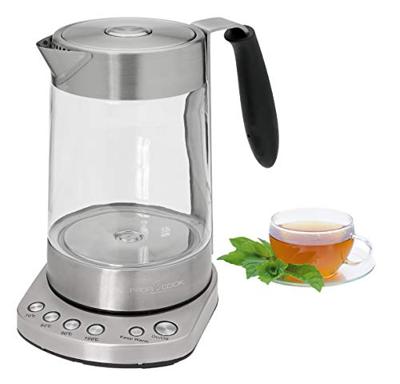 Profi Cook PC-WKS 1020 G Koffie- en theemachine RVS, Glas (helder)