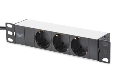 Digitus DN-10-SET-3 rack 12U Vrijstaande rek Grijs Digitus DN-10-SET-3 rack 12U Vrijstaande rek Grijs
