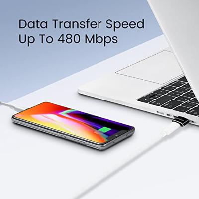 Perixx USB 2.0 Adapter [1x USB-A 2.0 stekker - 1x USB-C 2.0 bus] PERIPRO-408