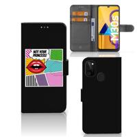 Samsung Galaxy M21 | M30s | Wallet Case | met Pasjes | Popart Princess - thumbnail