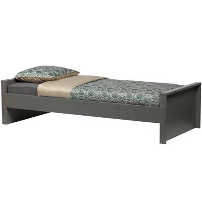 WOOOD Morris Bed Incl. Bedlade|Lattenrol - Grenen - Leem - 90x200