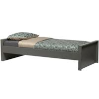 WOOOD Morris Bed Incl. Bedlade|Lattenrol - Grenen - Leem - 90x200 - thumbnail