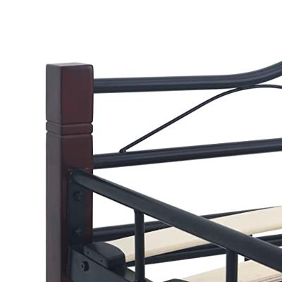 Bedframe metaal zwart 200x200 cm