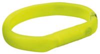 TRIXIE HALSBAND HOND FLASH LICHTHALSBAND USB SILICONE GROEN 70X1,8 CM 2 ST - thumbnail