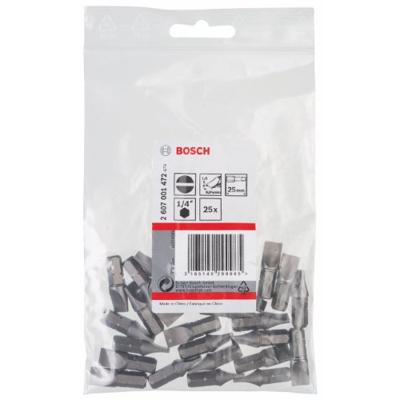 Bosch Accessoires Bit extra-hard S 1,6x8,0, 25 mm 25st - 2607001472