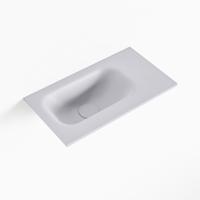 MONDIAZ EDEN Cale solid surface inleg wastafel voor toiletmeubel 40cm. Positie wasbak links - thumbnail