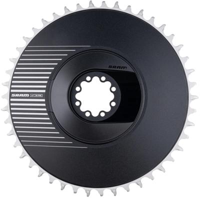 Sram kettingblad red aero 46t x-sync 6.5mm offset dm incl. 8 bladbouten zwart