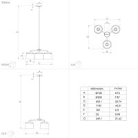 Eglo Moderne eettafel hanglampCaguanes - 900446 - thumbnail