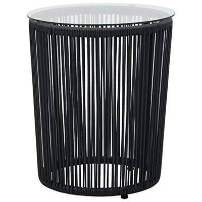 vidaXL 3-delige Bistroset met kussens PVC-rattan zwart vidaXL 3-delige Bistroset met kussens PVC-rattan zwart