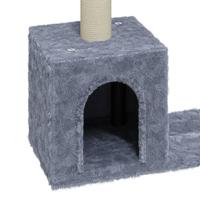 Kattenkrabpaal met sisal krabpalen 60 cm lichtgrijs - thumbnail