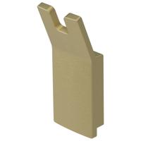 Handdoekhaak Haceka Aline Dubbel Mat Goud Haceka - thumbnail