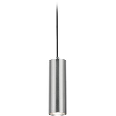 LED Railverlichting - Hanglamp - Trion Dual Monla - 2 Fase - GU10 Fitting - Rond - Mat Nikkel - Aluminium