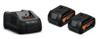 Fein Starterset 2x GBA 18V Accu 5.0Ah AMPShare + Snellader GAL 1880 CV - 92604246010 - thumbnail