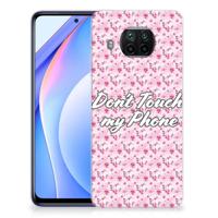 Xiaomi Mi 10T Lite Silicone-hoesje Flowers Pink DTMP - thumbnail