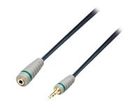 Stereo Audio Verlengkabel 3.5 mm Male - 3.5 mm Female 2.00 m Blauw - thumbnail