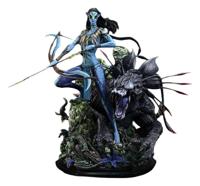 Avatar (Film) Real Elite Masterline Series Statue 1/4 Neytiri & Thanator 75 cm - thumbnail