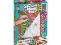 Grafix Schilderen Op Nummer Unicorn Canvas 30x40 cm - thumbnail