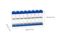 Room Copenhagen LEGO Minifiguren Display Case 16 blauw opbergdoos - thumbnail