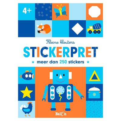 Standaard Uitgeverij Kleine kleuters stickerpret robot 4+