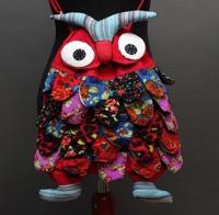 Schoudertas Uil Medium - thumbnail