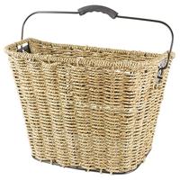 M-Wave Stuurmand gevlochten 35 x 25 x 26 / ø22 cm inclusief stuurhouder - thumbnail
