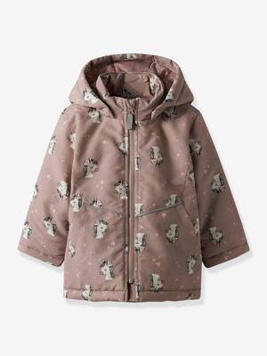 Sweater met capuchon voor meisjes NAME IT rozenhout