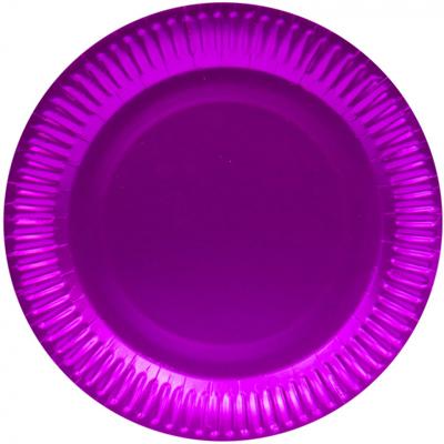 Bordjes metallic pink 8 stuks