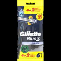 Gillette Blue 3 Smooth Wegwerpmesjes x6 bij Jumbo - thumbnail