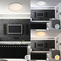 Briloner LED-plafondlamp met sterreneffect (56 cm diameter met decoratieve ring) - thumbnail