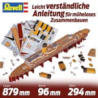 Revell 00154 RV 3D-Puzzle RMS Titanic - LED Edition Aantal puzzelstukjes: 266 - thumbnail