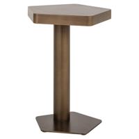 Richmond Laptoptafel 'Hexa' 45 x 44cm, kleur Brushed Gold - thumbnail