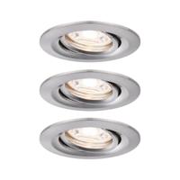 Paulmann 94295 EBL Nova mini Coin LED-inbouwlamp Set van 3 stuks 4 W IJzer - thumbnail