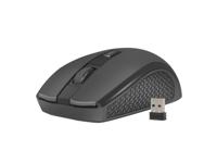 Natec Draadloze Optische Muis JAY 2 Draadloos 2,4 GHz | 1600 DPI | zwart - thumbnail
