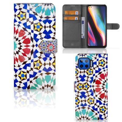 Motorola Moto G 5G Plus | Bookcase | Mozaïek Motorola Moto G 5G Plus | Bookcase | Mozaïek