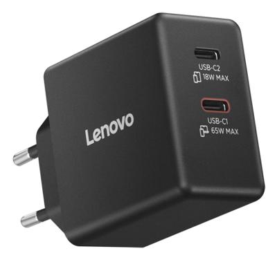 Lenovo G0A6065BEU USB-oplader 45 W, 18 W 2x USB-C Zwart Thuis, Binnen GaN Lenovo G0A6065BEU USB-oplader 45 W, 18 W 2x USB-C Zwart Thuis, Binnen GaN