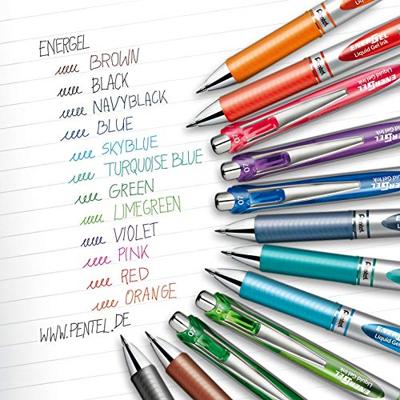 Gelschrijver Pentel BL77 Energel medium assorti 4 stuks