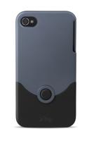 iFrogz beschermend polycarbonaat hoesje voor iPhone 4 zwart/grijs - thumbnail