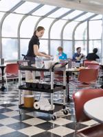 Rubbermaid servicewagen, ft 85,4 x 47,3 x 95,9 cm - thumbnail